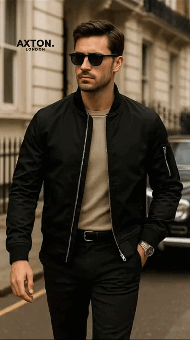 Heritage Bomber Jacket – Midnight Black | Limited Release