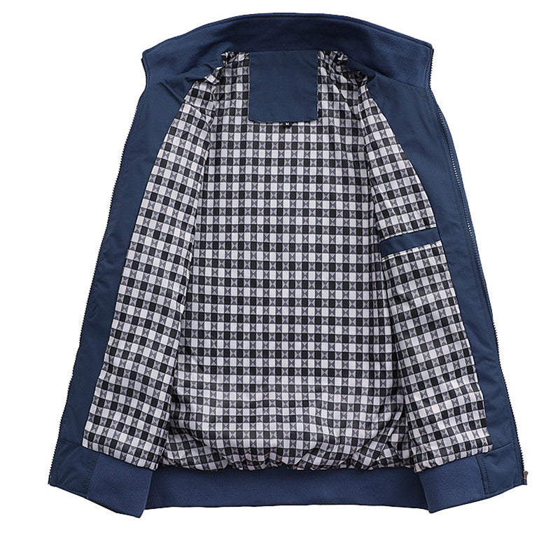 Axton London Casual Knit Jacket – Urban Blue Edition