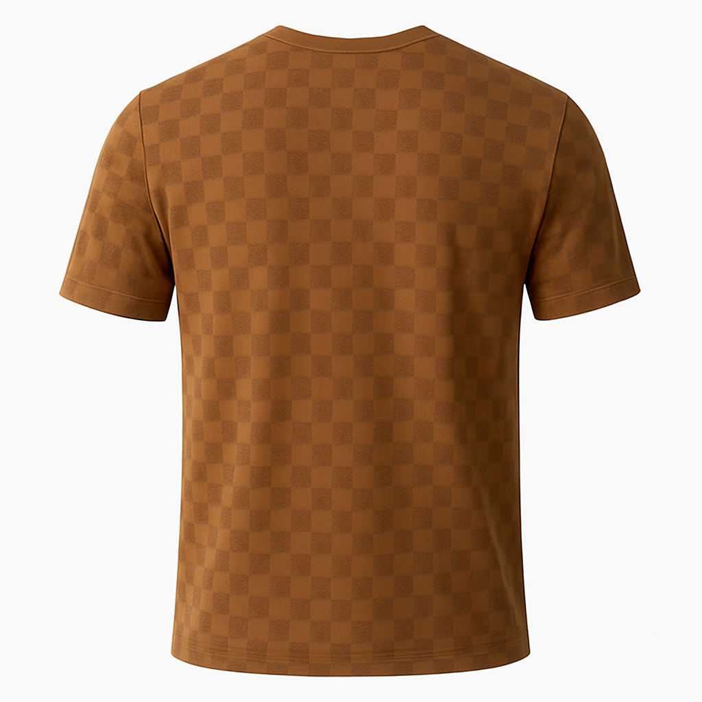 Axton Jacquard Tee — Khaki Edition