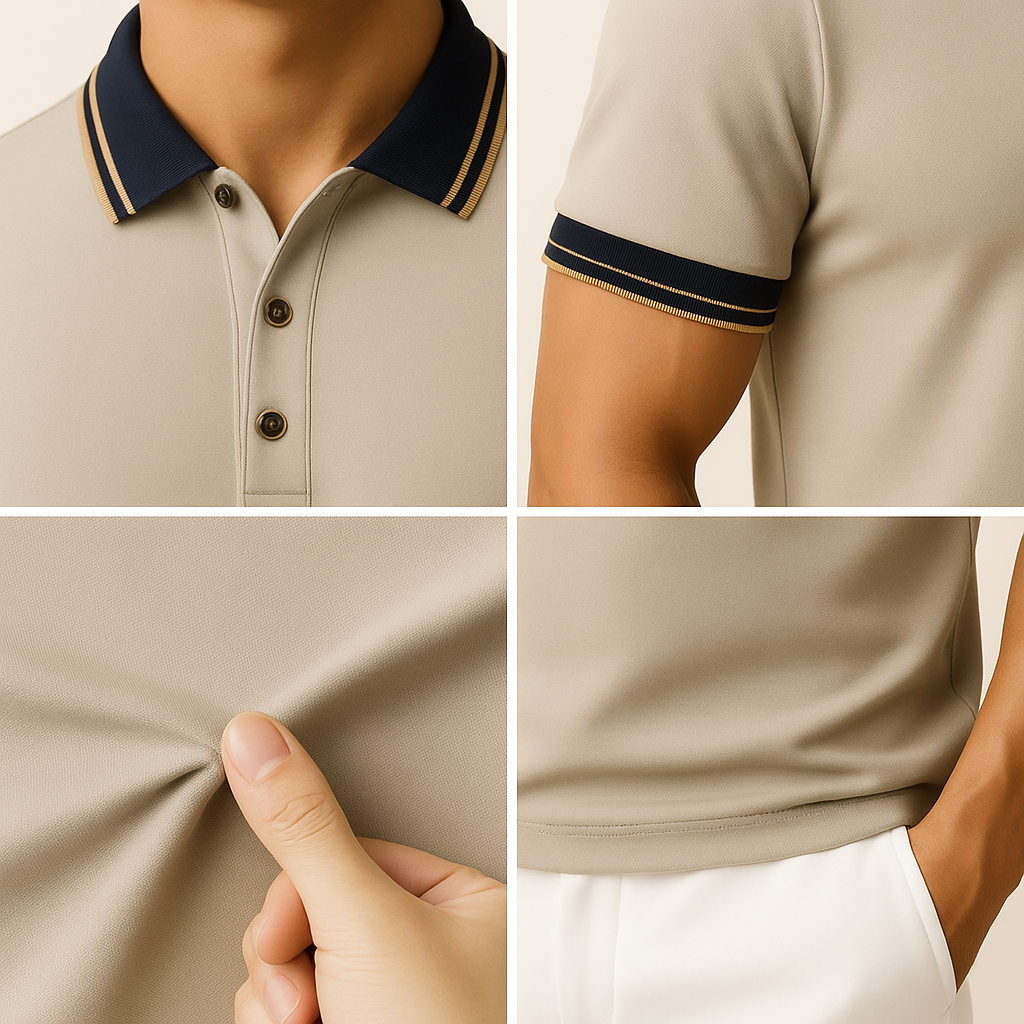 The Belgravia Polo White Edition – Short-Sleeve Polo Shirt | Axton London