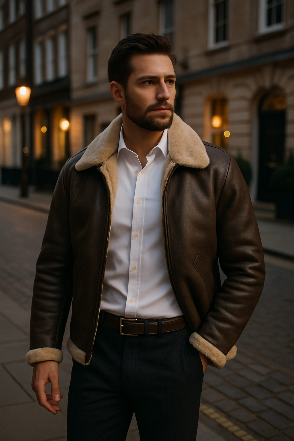 RAF Sheepskin Bomber Jacket – Heritage Collection | Axton London