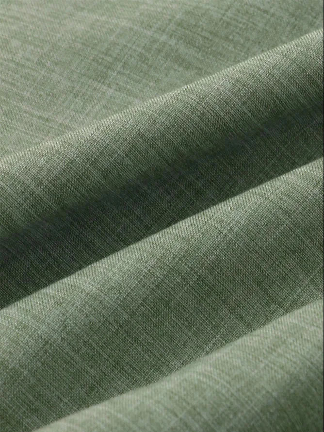 Kensington Solid Hemp Polo – Summer Short Sleeve Lapel Shirt | Axton London