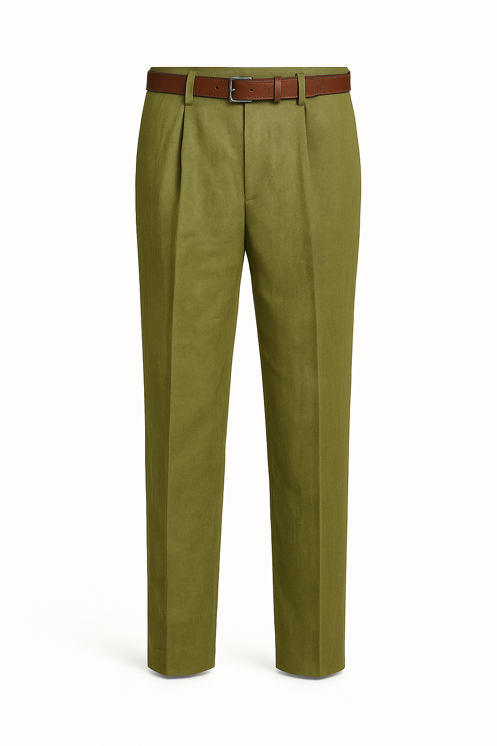 Axton London – Mayfair Khaki Linen Trousers | Timeless Smart-Casual Elegance