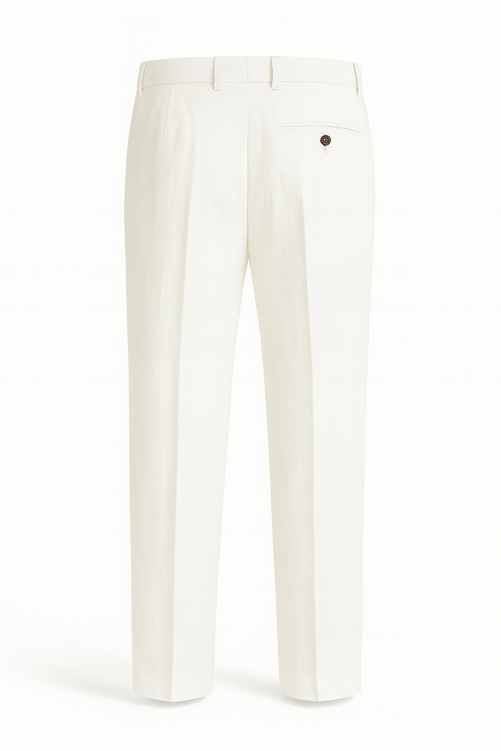 Axton London – Mayfair White Linen Trousers | Timeless Smart-Casual Elegance