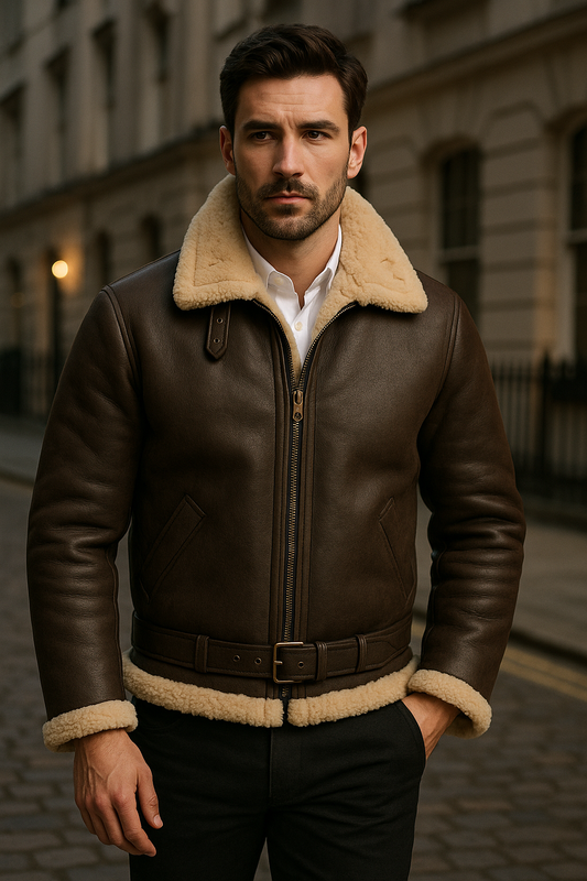 RAF Sheepskin Bomber Jacket – Heritage Collection | Axton London