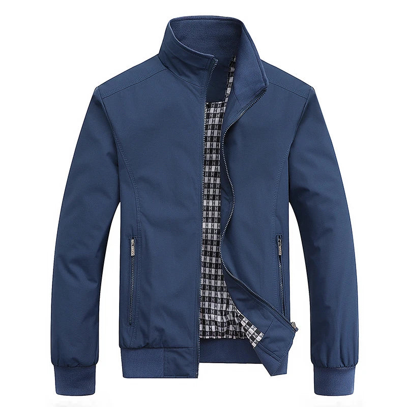 Axton London Casual Knit Jacket – Urban Blue Edition