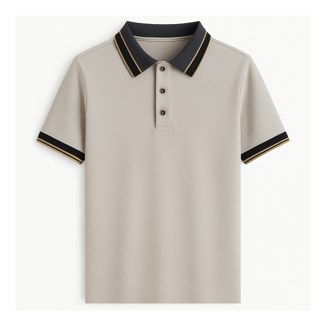 The Belgravia Polo White Edition – Short-Sleeve Polo Shirt | Axton London