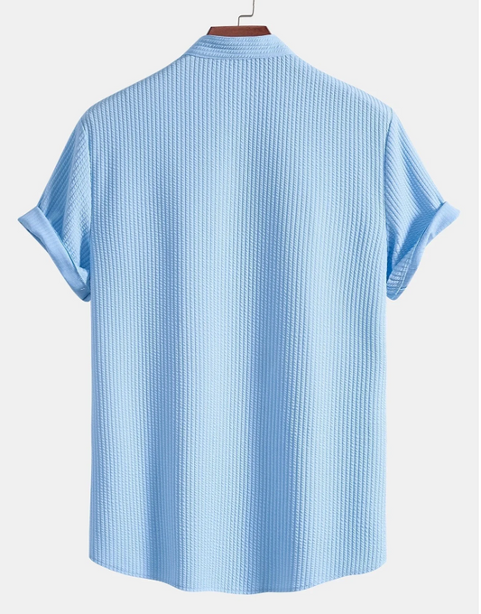 Camden Striped Polo – Royal Blue | Axton London
